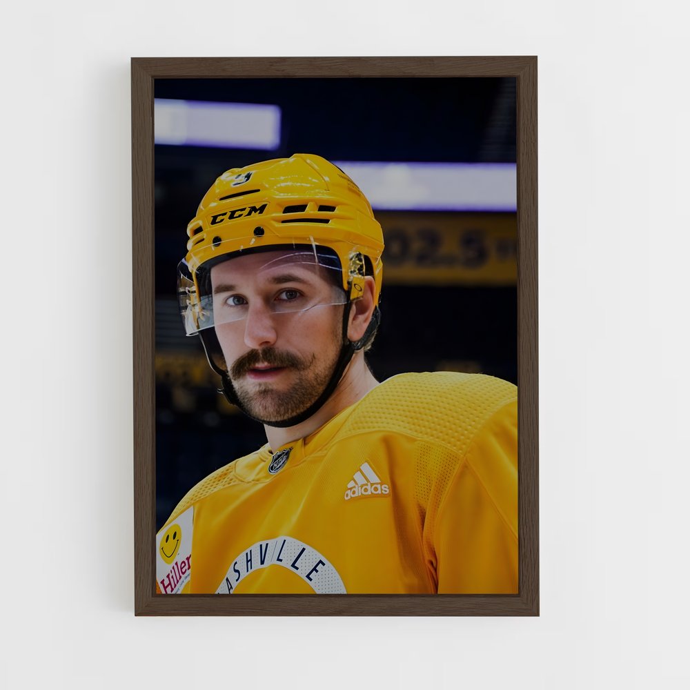 Poster La Lutte Jaune – affiche Hockey sur glace (vue 5)